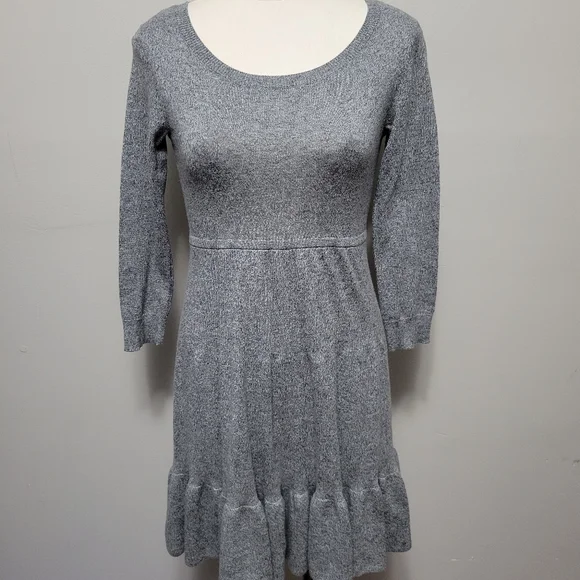 slim fit dress slacks ABBIE Sweater Dress Grey main image 0